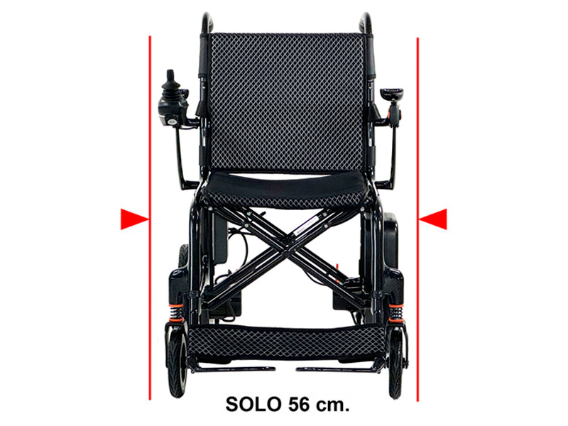 Silla eléctrica carbono R800 Silla R800 Carbono con 56 cm de ancho total