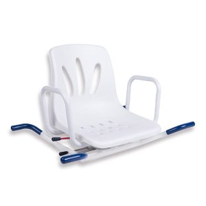 Asiento giratorio My Bath con reposabrazos y diseño ergonómico
