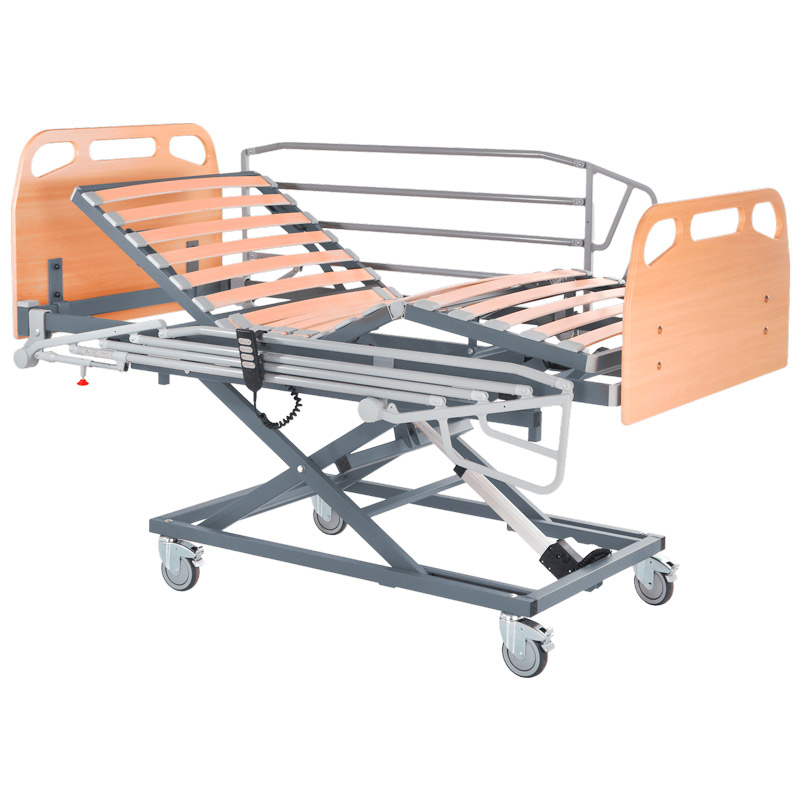 Cama articulada elevadora Recom plus Cama articulada elevadora Recom Plus con lecho de 4 planos y ruedas con freno