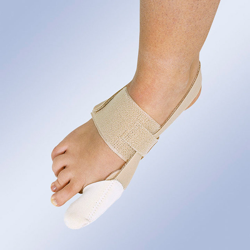 Corrector Hallux Valgus diurno Corrector Hallux-Valgus diurno con banda elástica y capuchón de tracción