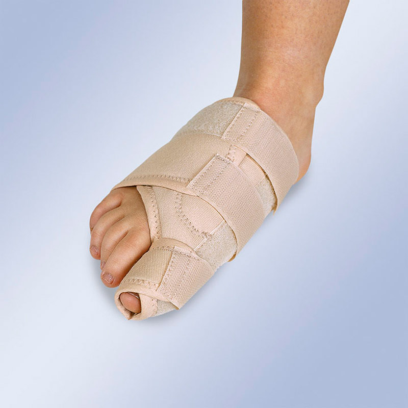 Corrector Hallux Valgus nocturno Corrector Hallux-Valgus nocturno con férula moldeable en pie derecho