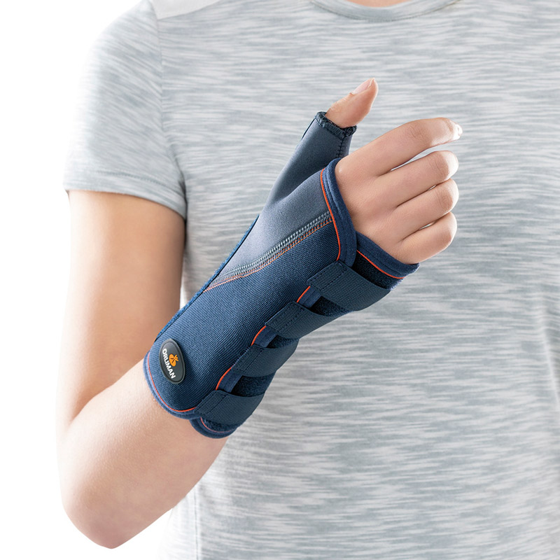 Muñequera de neopreno con férula pulgar Muñequera ortopédica de neopreno con férula para el pulgar