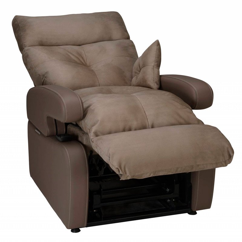 Sillón elevador Cocoon bariátrico Vista lateral del sillón elevador Cocoon bariátrico