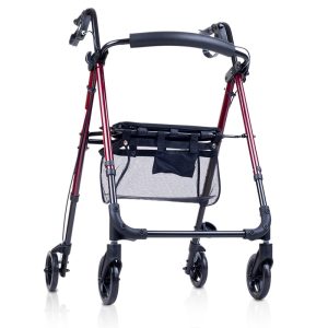 Rollator CR04 con freno de maneta y respaldo acolchado