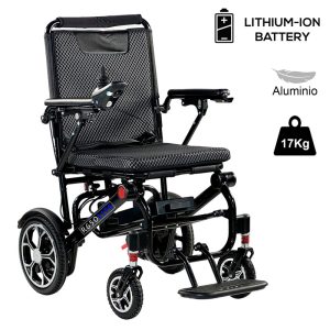 Silla de ruedas eléctrica R650 plegable ligera