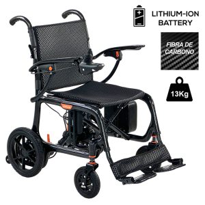 Silla de ruedas eléctrica R800 de fibra de carbono