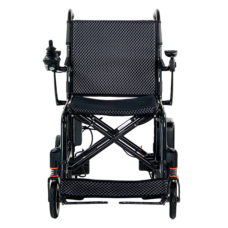 Silla eléctrica carbono R800 Vista frontal de la silla eléctrica R800 Carbono
