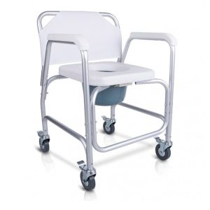 Silla inodoro con ruedas 8800 con asiento cuadrado