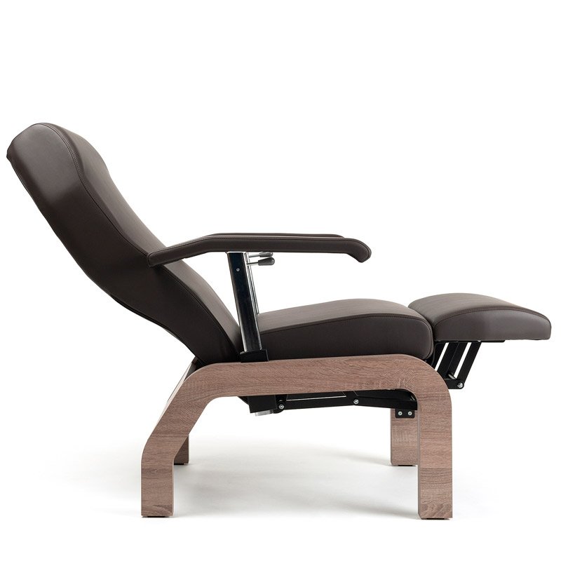 Sillón relax manual Bretagne Sillón relax Bretagne con patas, vista lateral
