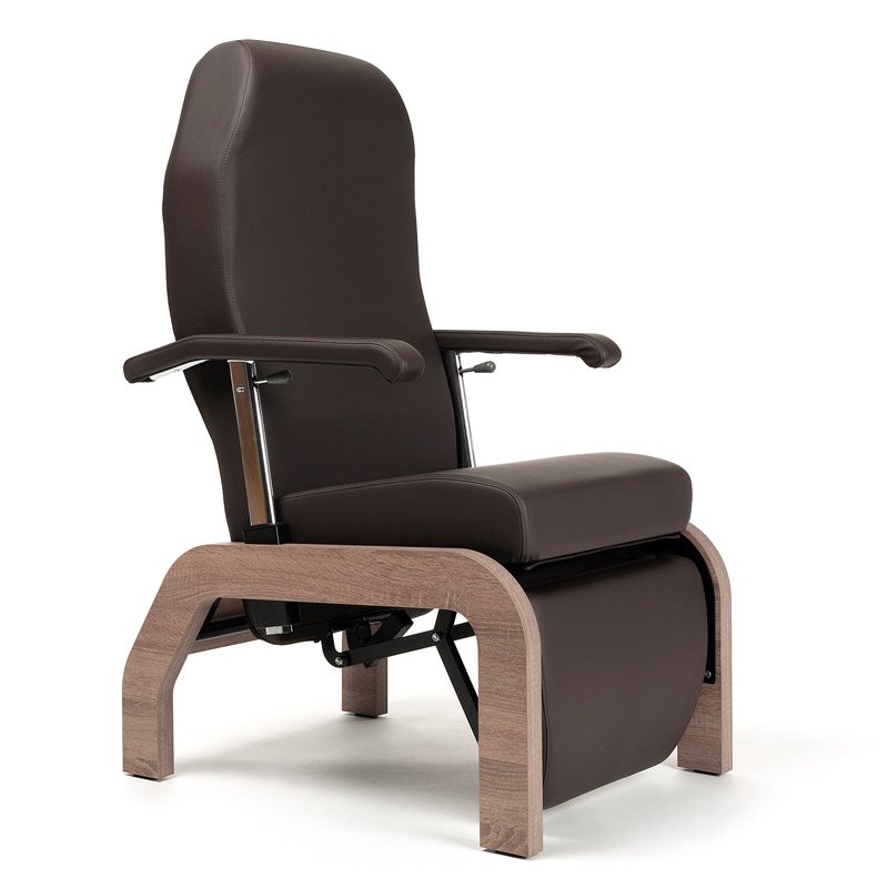 Sillón relax manual Bretagne Sillón relax Bretagne con patas, posición vertical
