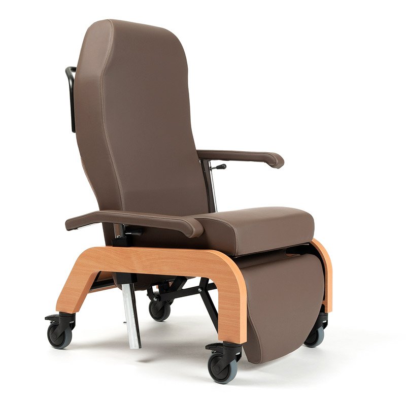 Sillón relax manual Bretagne Sillón relax Bretagne con ruedas, posición vertical