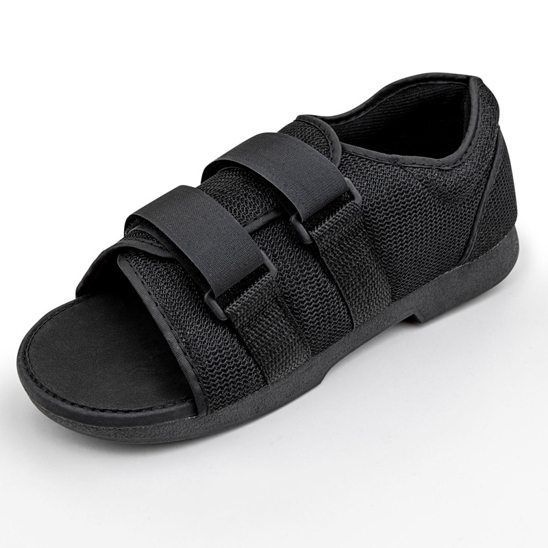 Zapato postquirúrgico CP01 Zapato postquirúrgico sin puntera con velcros, vista frontal