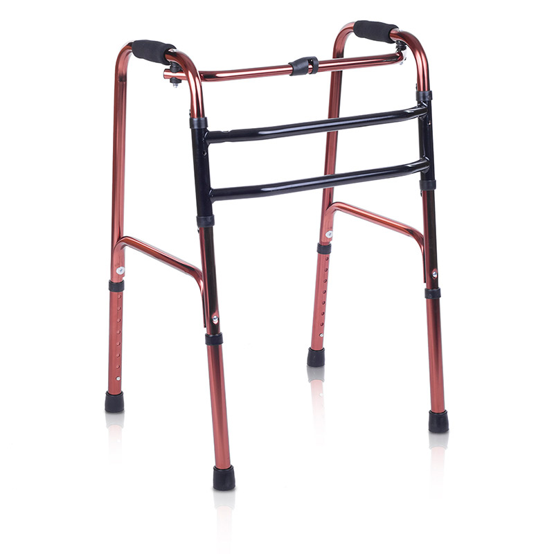 Andador sin ruedas 4030 Andador sin ruedas 4030 paso a paso color burdeos