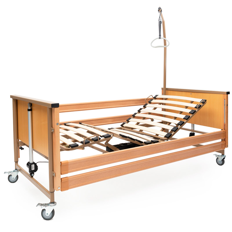 Cama articulada elevable Aries Cama elevadora Aries articulada con trapecio incorporado
