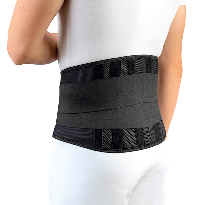 Faja de contención lumbar Faja lumbar elástica sin tirantes vista trasera