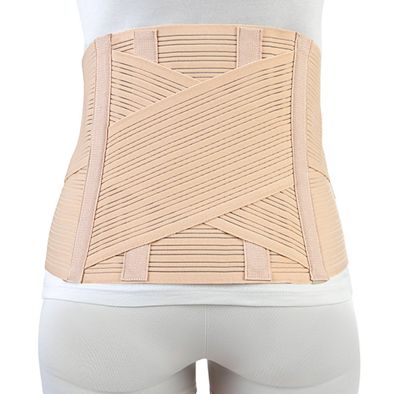 Faja sacrolumbar Lumbitron LT280R Faja sacrolumbar Lumbitron LT-280R vista trasera con bandas cruzadas