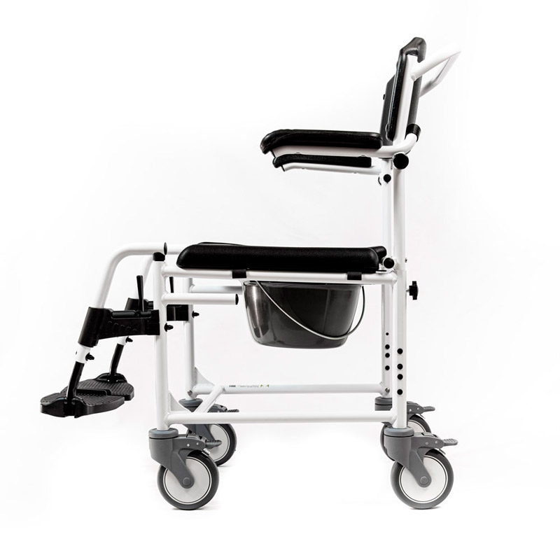 Silla ducha inodoro Garbi Silla de baño GARBI vista lateral