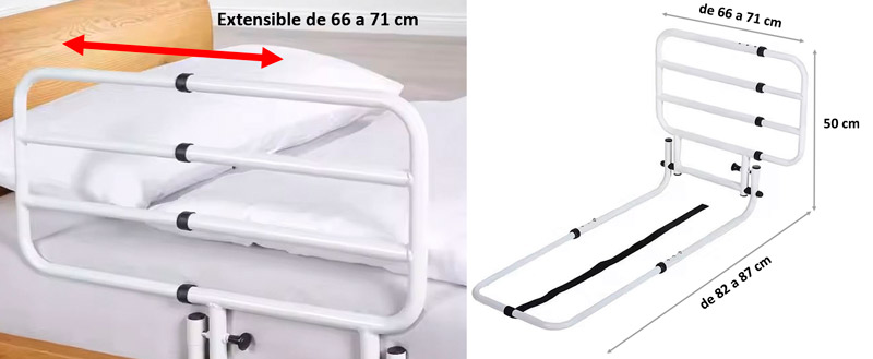 Barandillas extensible eco pivot Medidas de la barandilla extensible Eco Pivot