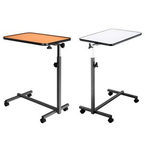 Mesa auxiliar con ruedas y tablero basculante para cama o sofá