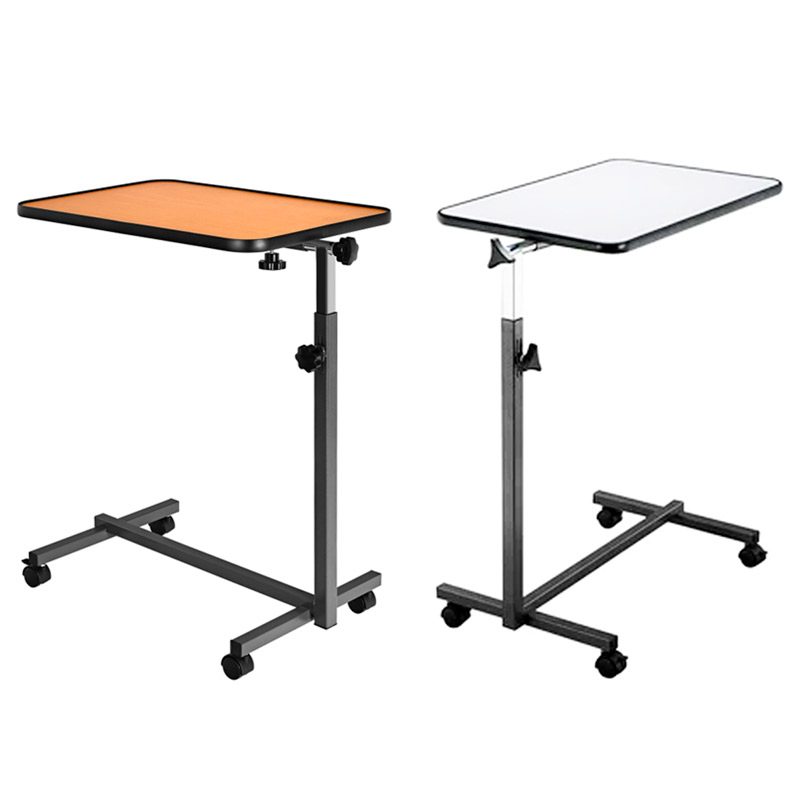 Mesita auxiliar basculante Mesa auxiliar con ruedas y tablero basculante para cama o sofá