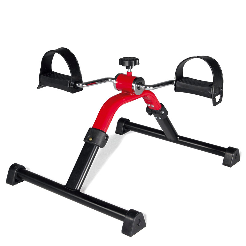 Pedalier plegable Pedalier de ejercicio con resistencia ajustable y estructura metálica