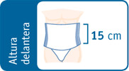 Faja sacrolumbar elástica Classic Tallas faja altura delantera