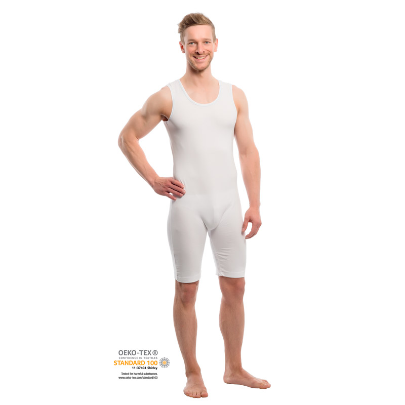 Body tirantes corto con cremallera Body unisex de tirantes corto con cremallera para facilitar el cambio de productos de incontinencia
