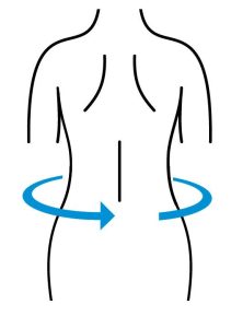 Faja tubular de algodón Contorno cintura faja tubular