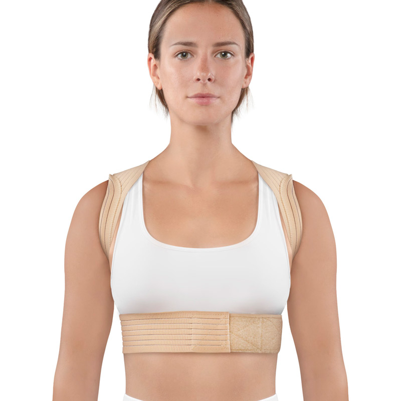 Espaldillera transpirable Espaldillera transpirable con cierre frontal y bandas ajustables