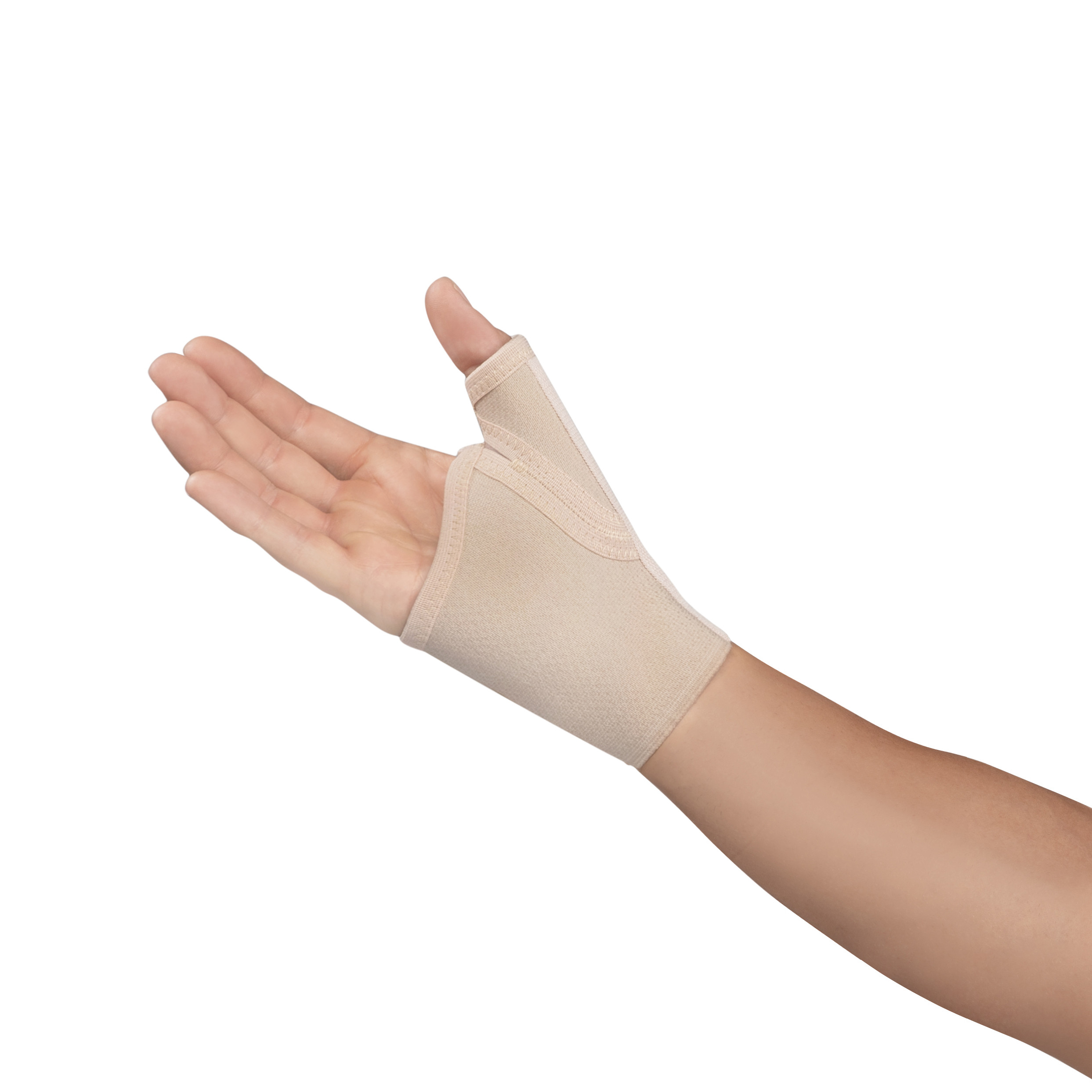 Muñequera elástica de pulgar abierta con férula Muñequera elástica de pulgar abierta con férula - Imagen 2