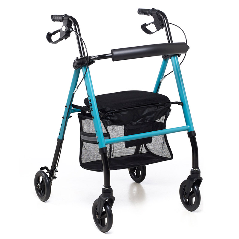 Rollator aluminio Zen Andador rollator Zen freno maneta