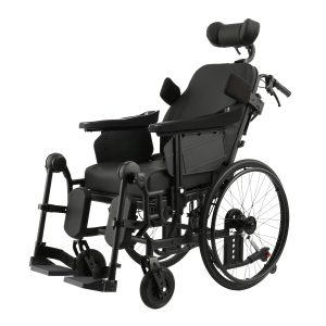Silla de ruedas basculante Serena con ruedas traseras de 24 pulgadas autopropulsable
