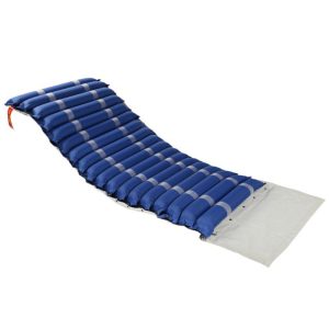Sobrecolchón antiescaras tubular de aire con tubos alternantes y solapas de ajuste
