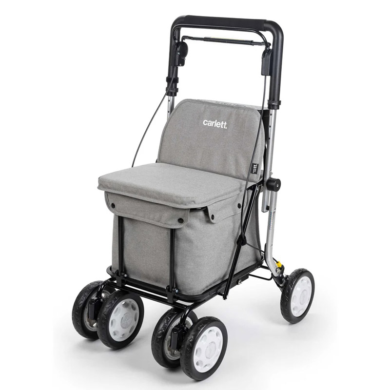 Andador rollator Comfort Assist Rollator Comfort Assist color gris claro plegable con asiento