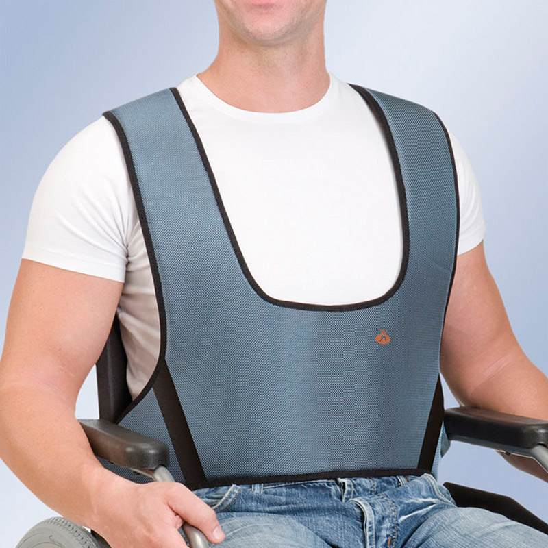 Chaleco de sujeción con hebillas Chaleco de sujeción para silla de ruedas y sillones