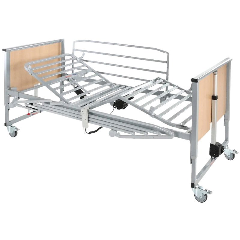 Cama articulada elevadora Oval Cama elevadora articulada OVAL con lecho de acero y sistema eléctrico
