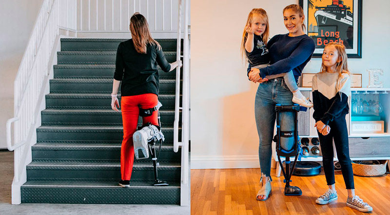 Ayuda para caminar Iwalk 3.0 Características muleta pierna Iwalk 3.0