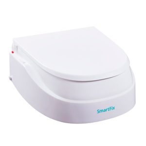 Elevador de inodoro SmartFix regulable en altura sin reposabrazos