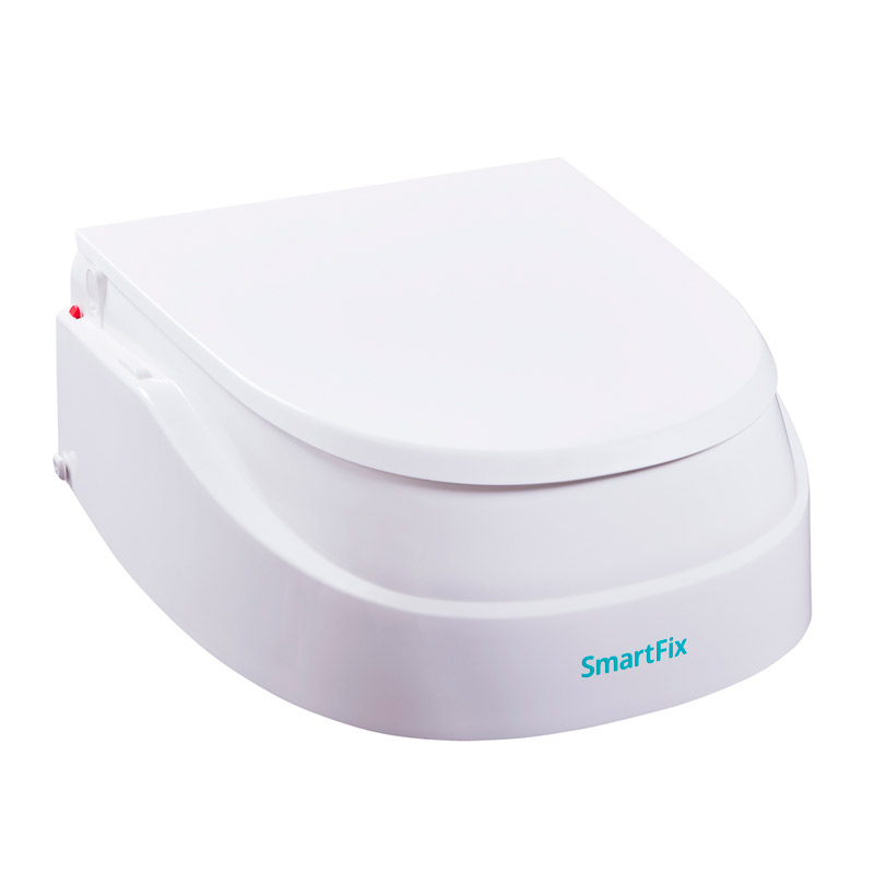 Elevador WC de altura regulable Elevador de inodoro SmartFix regulable en altura sin reposabrazos