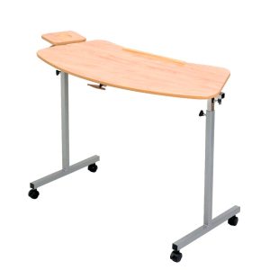 Mesa auxiliar extra grande con tablero central basculante y laterales planos