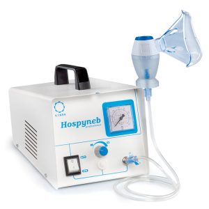 Nebulizador Hospyneb con mascarilla y accesorios incluidos