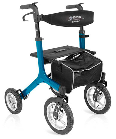 Andadores para ancianos más recomendables Rollator todoterreno ermes