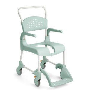 Silla de ducha y WC Clean con asiento de abertura delantera