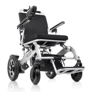 Modelo de silla de ruedas eléctrica Kittos Country en color plata