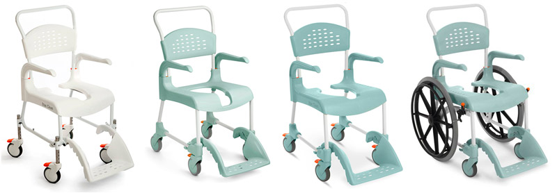 Silla de ducha y WC Clean Sillas de ducha WC Clean
