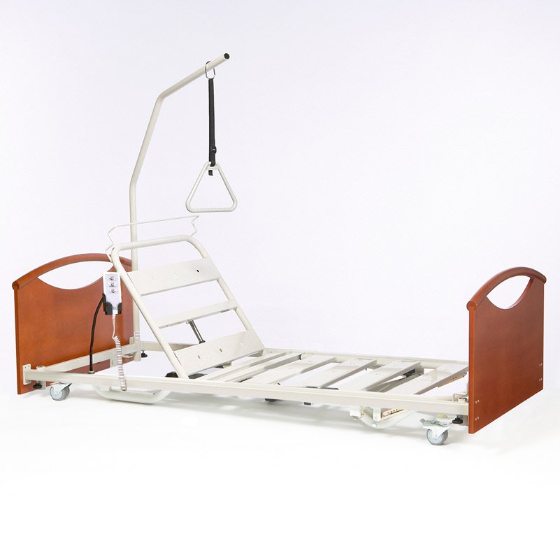 Cama articulada elevadora Alzeis Cama articulada Alzeis bajada al mínimo, ideal para pacientes con Alzheimer