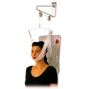 Bolsa de agua y poleas del sistema de tracción cervical