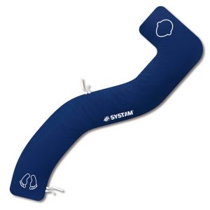 Cojín de posicionamiento para decúbito lateral 30º en color azul