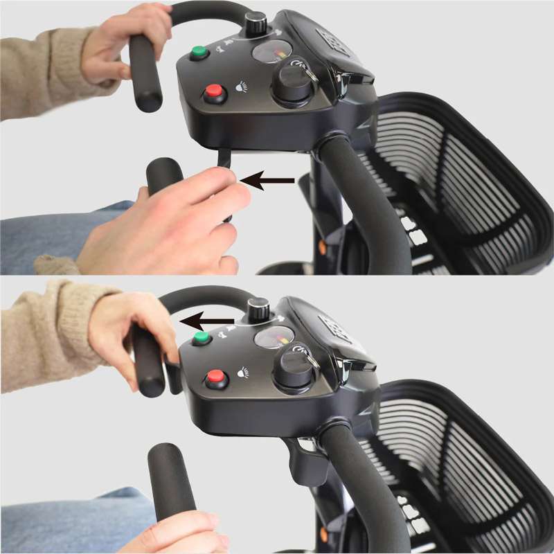 Scooter eléctrico Kmina PP10044 Accionamiento de las palancas de conducción del Scooter eléctrico Kmina PP10044