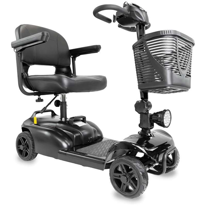 Scooter eléctrico Kmina PP10044 Vista lateral del Scooter eléctrico Kmina PP10044 con cesta delantera